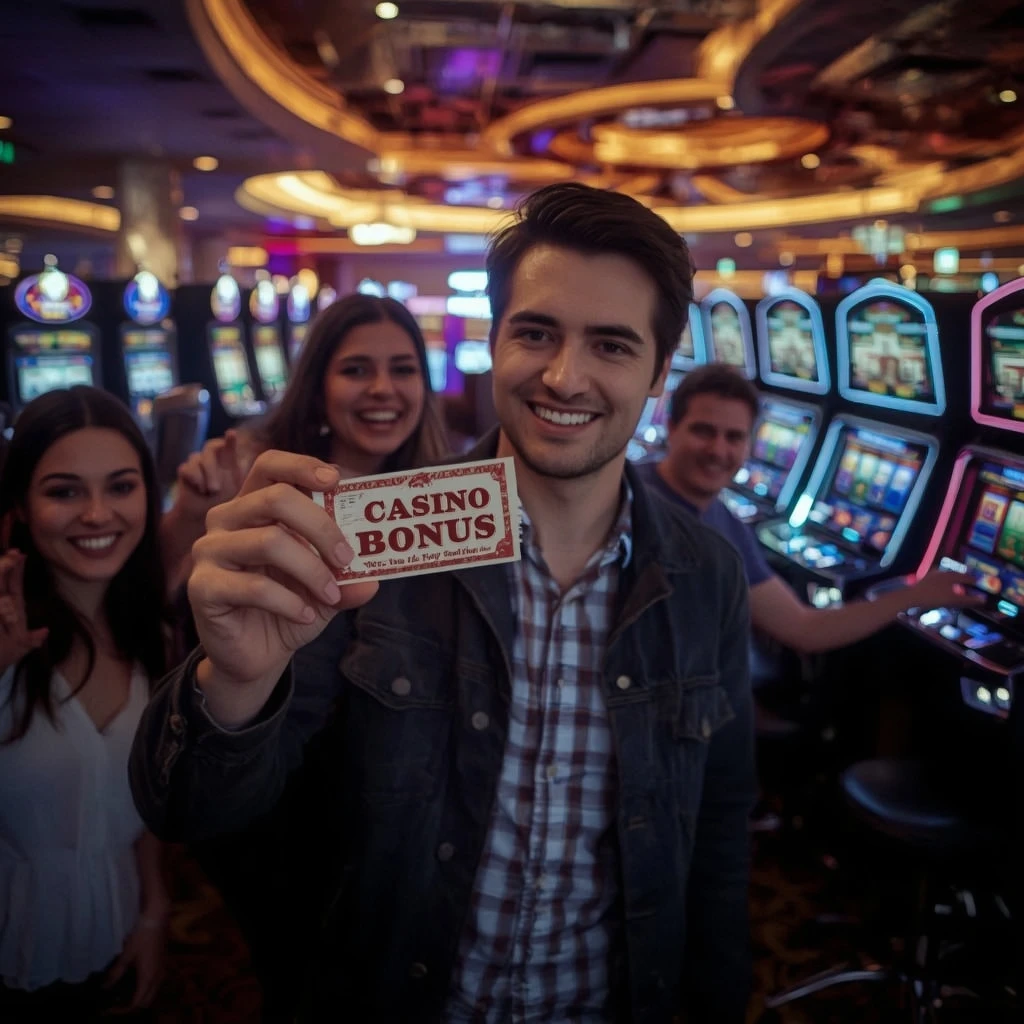 une personne tenant un bonus RooStake Casino
