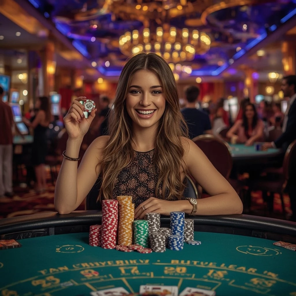bonus dans les mains d'un homme au RooStake Casino