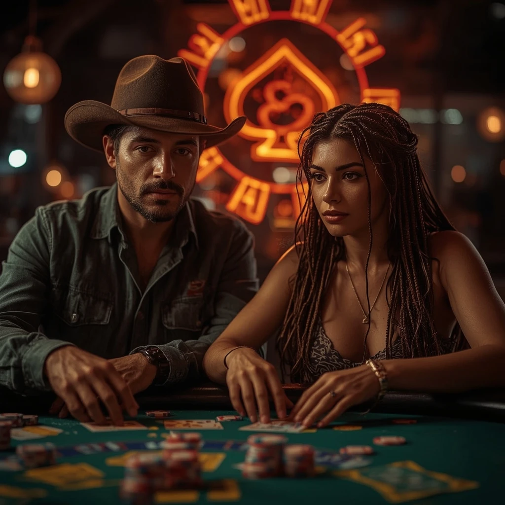 photo de deux joueurs de poker RooStake Casino