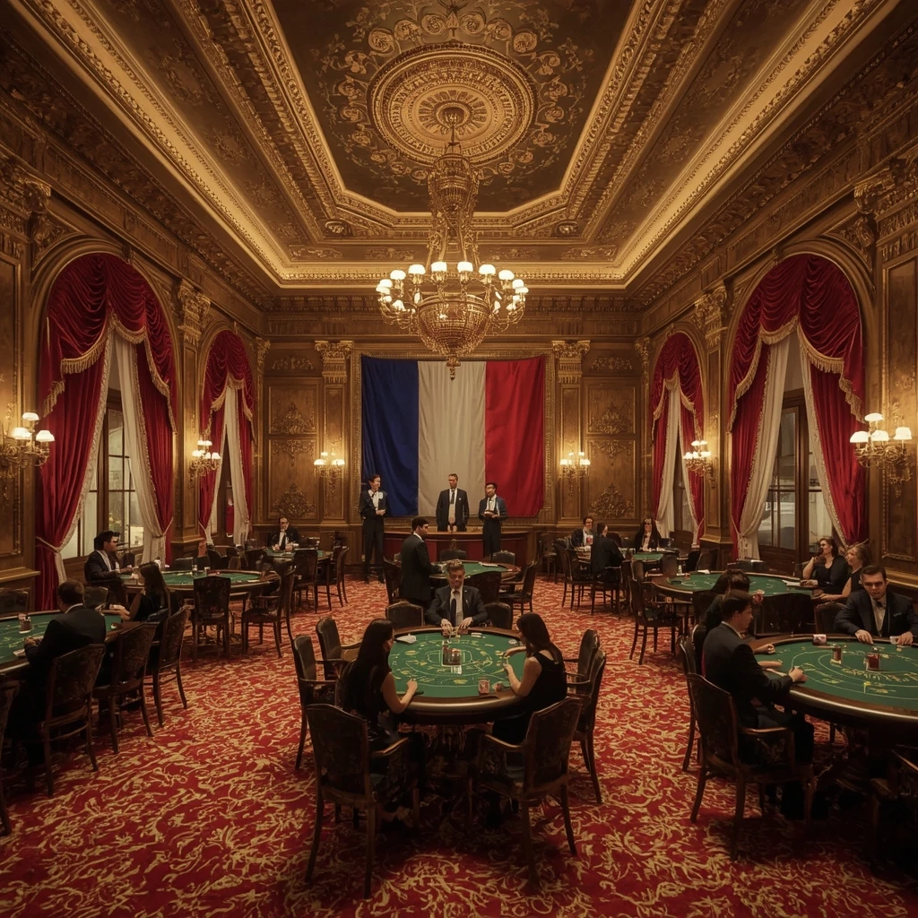 Le casino et le drapeau français ROOSTAKE CASINO